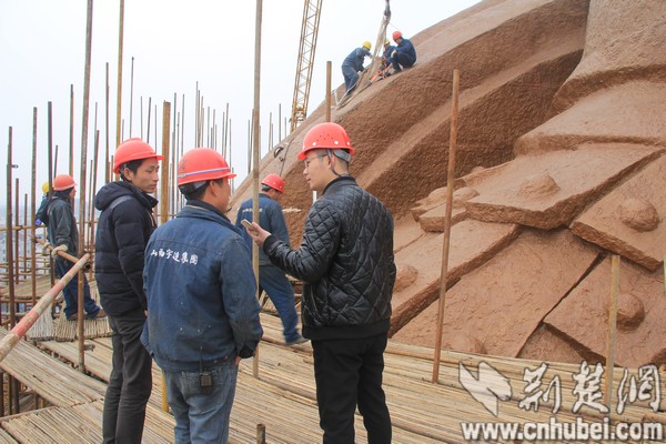 現(xiàn)全球最大關公青銅雕像，目測宇達施工（圖）